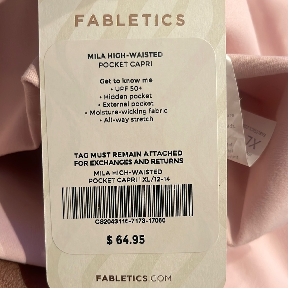 Mila High-Waisted pocket capri - Picture 5 of 5